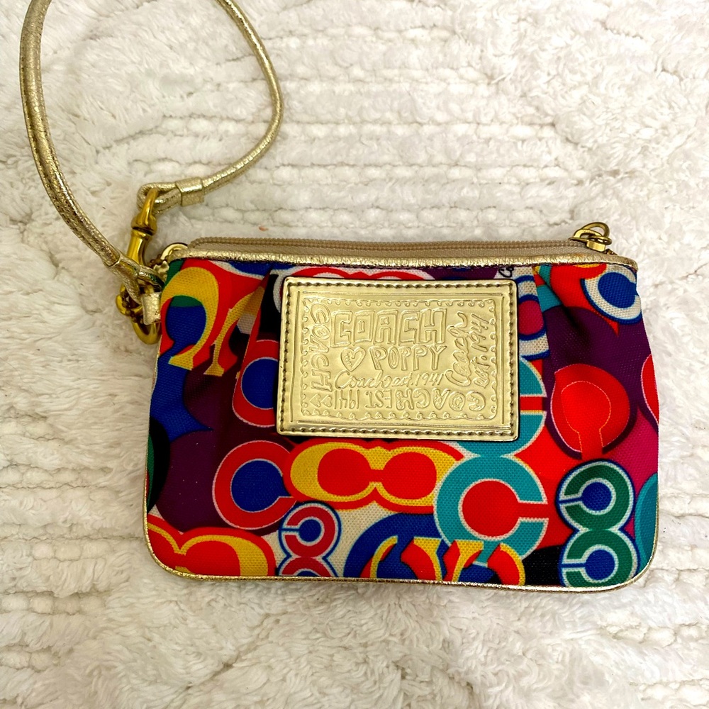 Coach Poppy Wristlet/Wallet